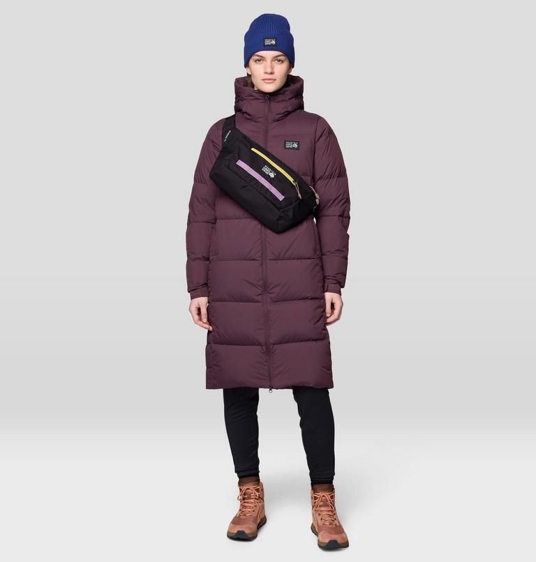 Women's Nevadan Down Long Parka, Color: Blackberry, image 4