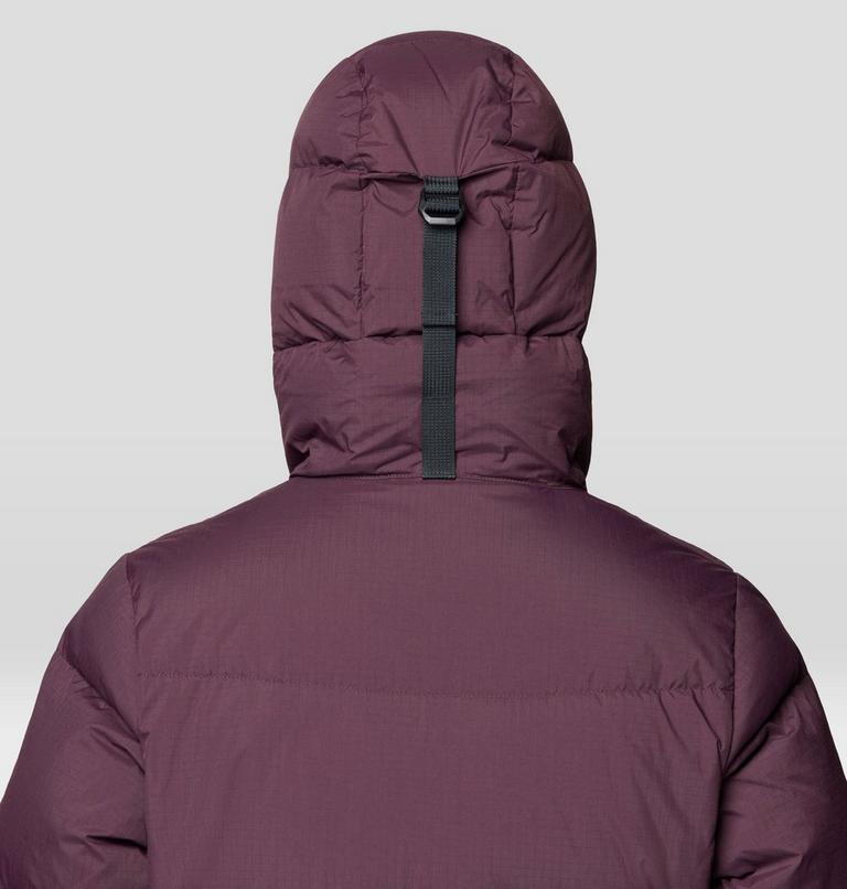 Women's Nevadan Down Long Parka, Color: Blackberry, image 8