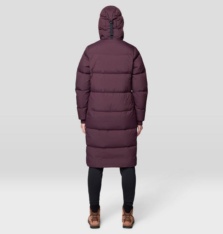 Women's Nevadan Down Long Parka, Color: Blackberry, image 2