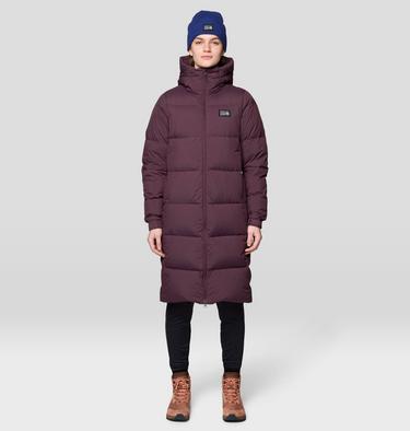 Women's Nevadan Down Long Parka, Color: Blackberry, image 5