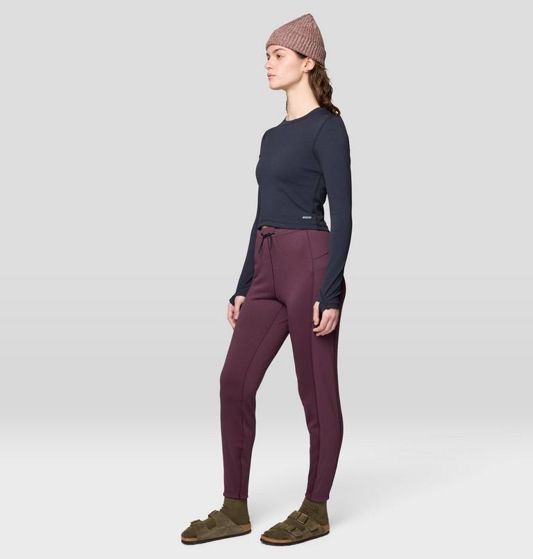 Women's Up First Tech Fleece Pant, Color: Blackberry, image 2