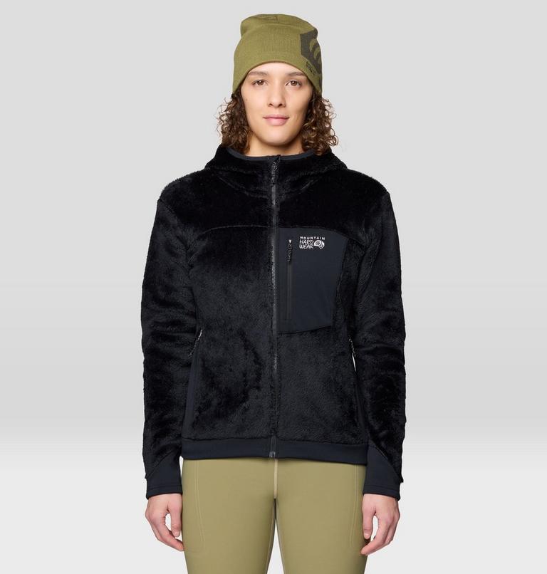 Women's Polartec® High Loft Hooded Jacket, Color: Black, image 1