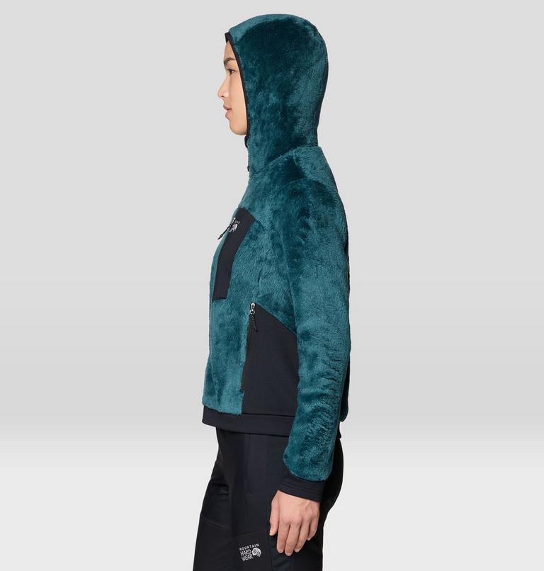 Women's Polartec&reg; High Loft Hooded Jacket, Color: Aqua Green, image 3
