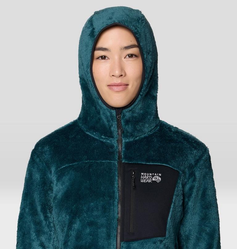 Women's Polartec&reg; High Loft Hooded Jacket, Color: Aqua Green, image 4