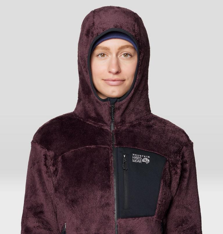 Women's Polartec® High Loft Hooded Jacket, Color: Blackberry, image 6