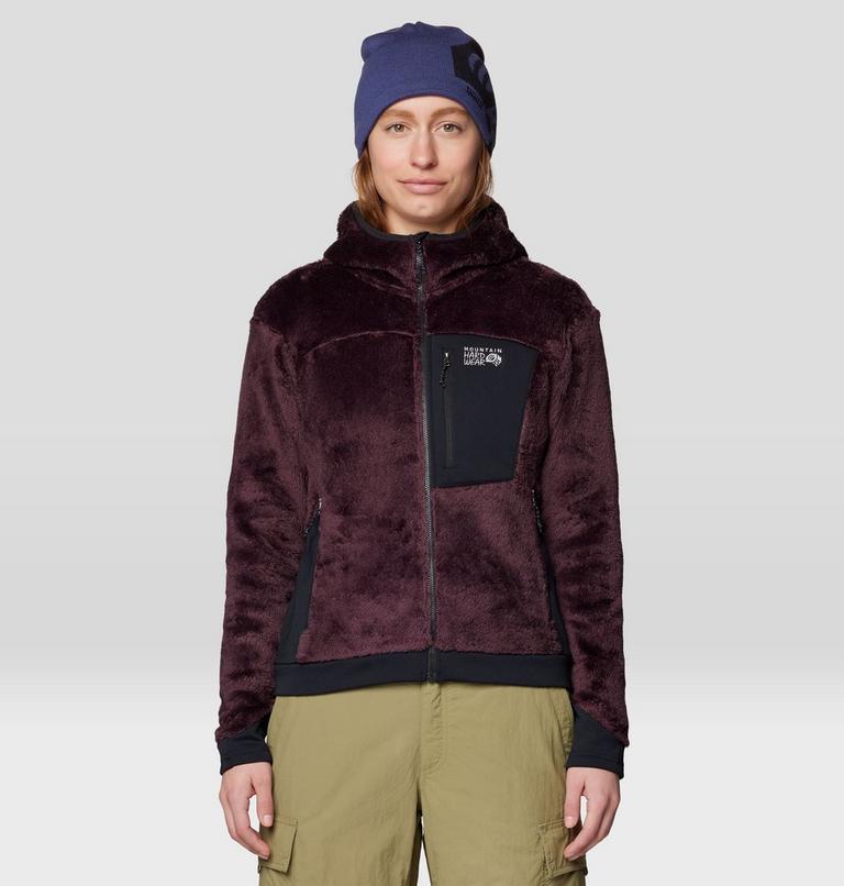 Women's Polartec® High Loft Hooded Jacket, Color: Blackberry, image 1