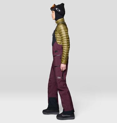 Women's Mythogen GORE-TEX PRO Bib, Color: Blackberry, Black, image 8