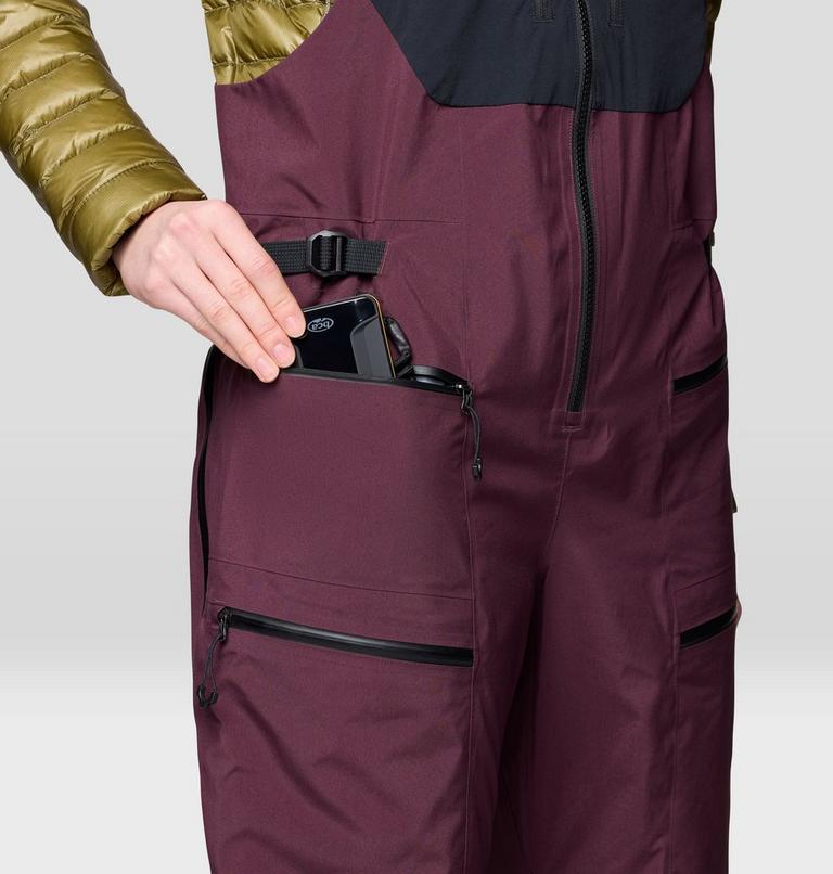 Femme Mythogen GORE-TEX PRO Bib, Color: Blackberry, Black, image 8