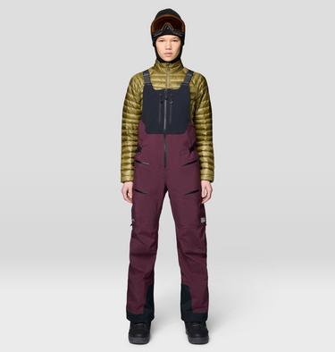 Women's Mythogen GORE-TEX PRO Bib, Color: Blackberry, Black, image 5