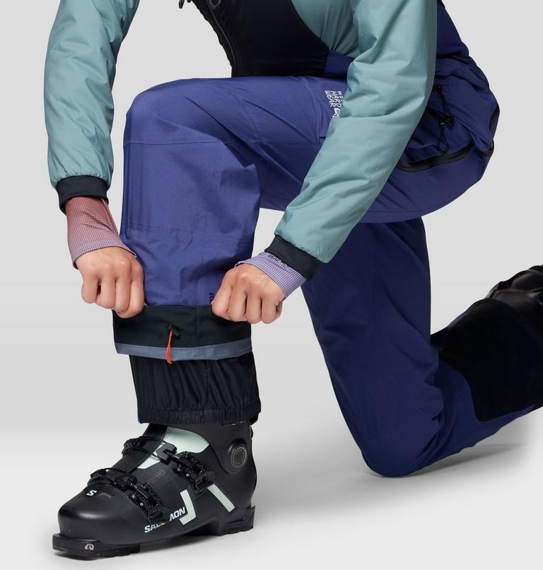 Women's Mythogen GORE-TEX PRO Bib, Color: Lapis Dusk, Black, image 13