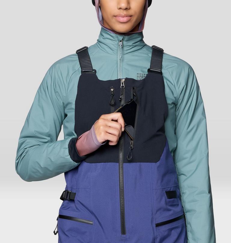 Women's Mythogen GORE-TEX PRO Bib, Color: Lapis Dusk, Black, image 5