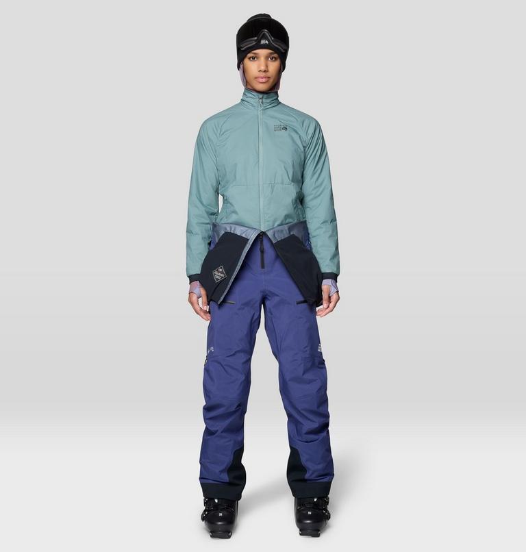 Women's Mythogen GORE-TEX PRO Bib, Color: Lapis Dusk, Black, image 7