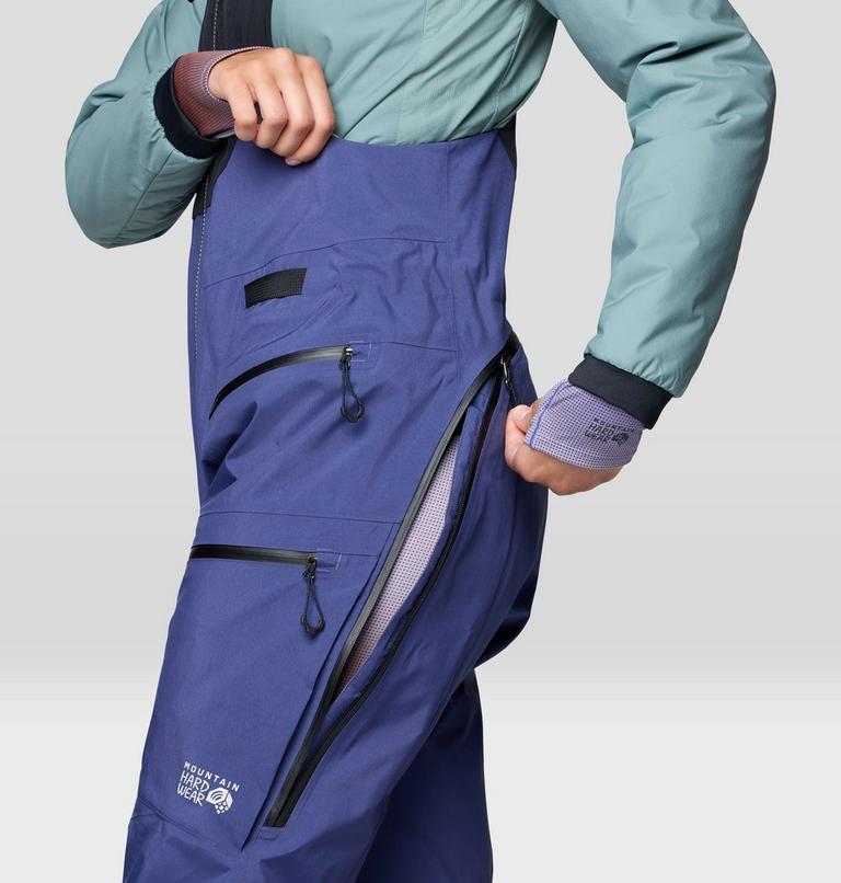 Women's Mythogen GORE-TEX PRO Bib, Color: Lapis Dusk, Black, image 9