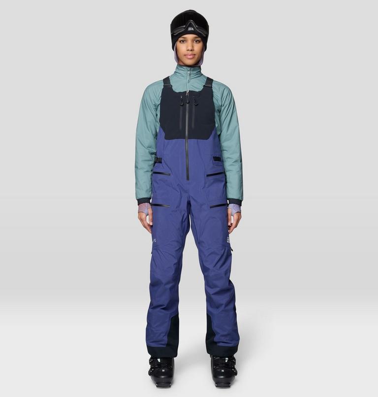 Women's Mythogen GORE-TEX PRO Bib, Color: Lapis Dusk, Black, image 1