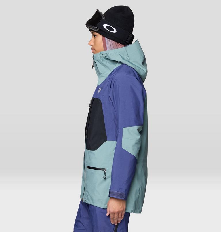 Women's Mythogen GORE-TEX PRO Jacket, Color: Blue Sage, Lapis Dusk, Black, image 3