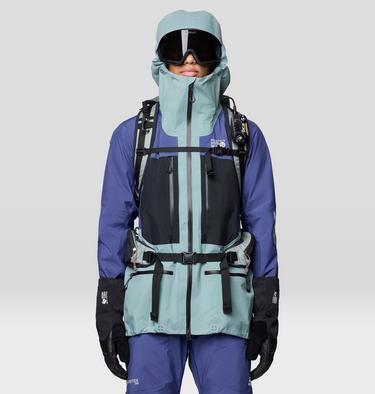 Women's Mythogen GORE-TEX PRO Jacket, Color: Blue Sage, Lapis Dusk, Black, image 4
