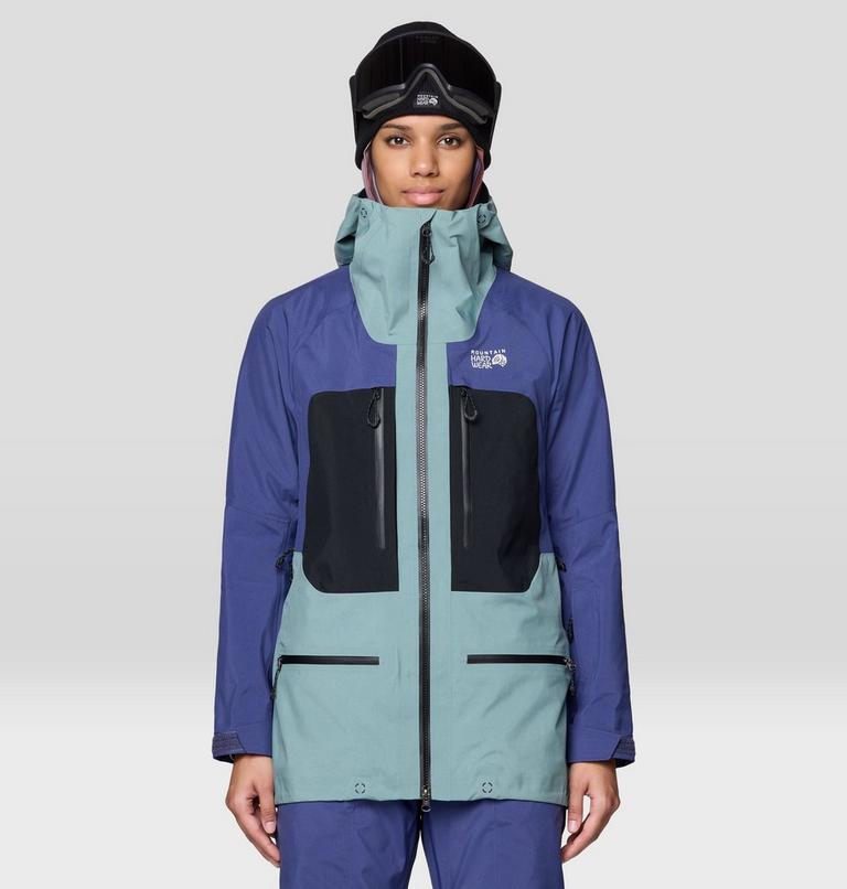 Women's Mythogen GORE-TEX PRO Jacket, Color: Blue Sage, Lapis Dusk, Black, image 1