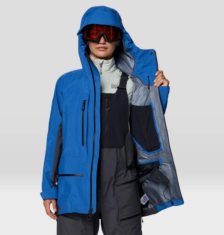 Women's Mythogen GORE-TEX&reg; PRO Jacket, Color: Berry Blue, Shark, image 7