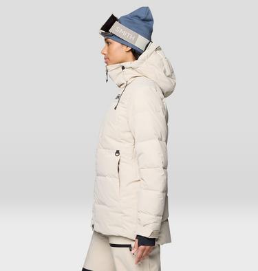 Women's Powder Maven Down Jacket, Color: Fossil, image 3