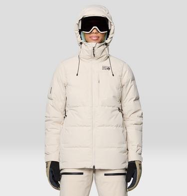 Women's Powder Maven Down Jacket, Color: Fossil, image 4