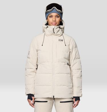 Women's Powder Maven Down Jacket, Color: Fossil, image 1