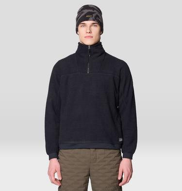 Men's Summit Grid Big Grid Half Zip, Color: Black, image 7