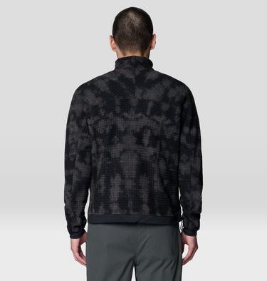Men's Summit Grid Big Grid Half Zip, Color: Black Shadowdye Print, image 11
