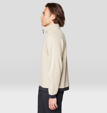 Men's Summit Grid Big Grid Half Zip, Color: Fossil, image 11