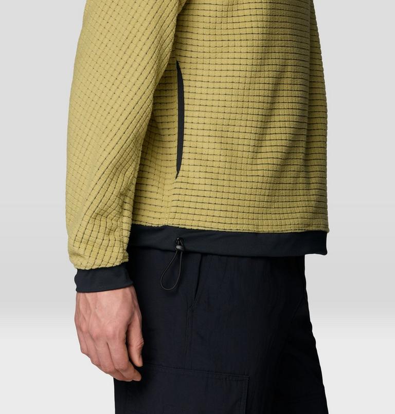 Men's Summit Grid Big Grid Half Zip, Color: Forest Moss, image 6