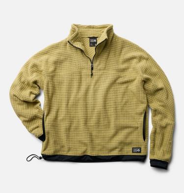 Men's Summit Grid Big Grid Half Zip, Color: Forest Moss, image 6