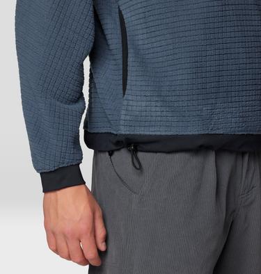 Men's Summit Grid Big Grid Half Zip, Color: Moon Blue, image 8