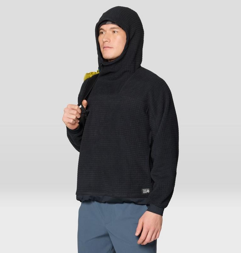 Men's Summit Grid Big Grid Hoody, Color: Black, image 7