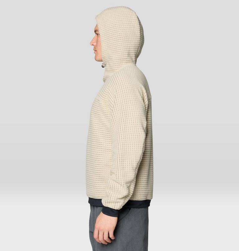 Men's Summit Grid Big Grid Hoody, Color: Fossil, image 4