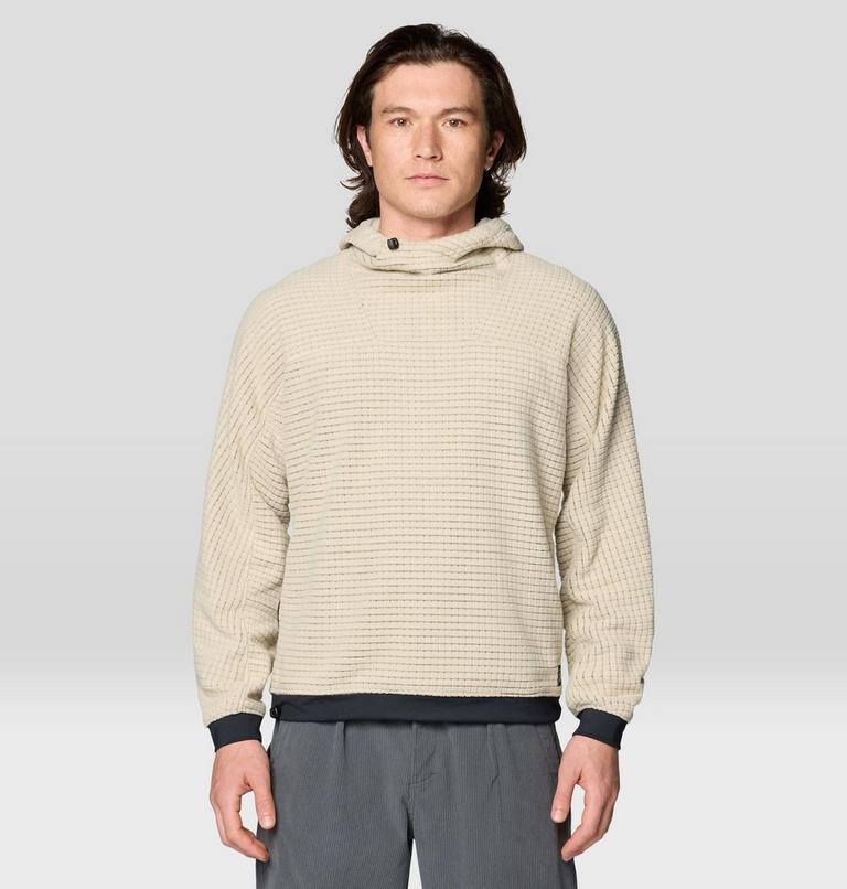 Men's Summit Grid Big Grid Hoody, Color: Fossil, image 1