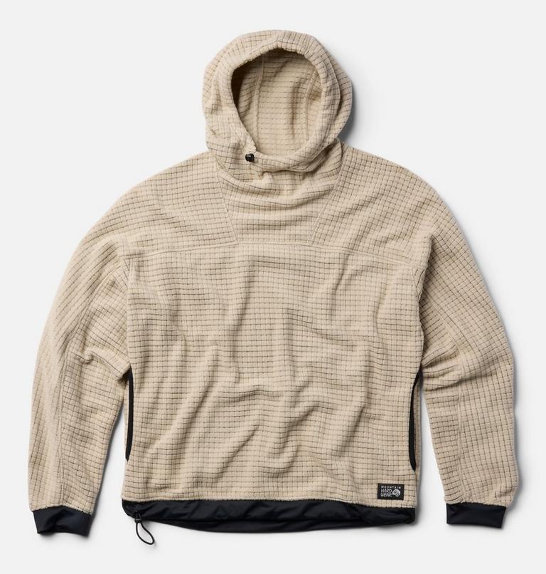 Men's Summit Grid Big Grid Hoody, Color: Fossil, image 2