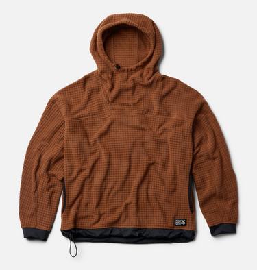 Men's Summit Grid Big Grid Hoody, Color: Cocoa Brown, image 11