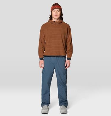 Men's Summit Grid Big Grid Hoody, Color: Cocoa Brown, image 6