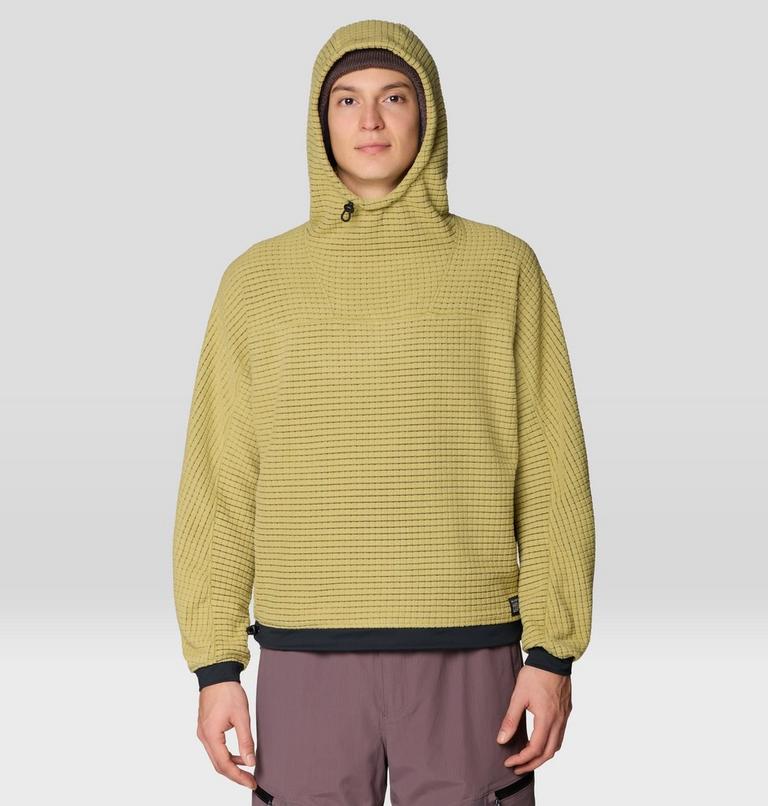 Men's Summit Grid Big Grid Hoody, Color: Forest Moss, image 5