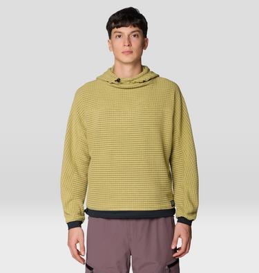 Men's Summit Grid Big Grid Hoody, Color: Forest Moss, image 3