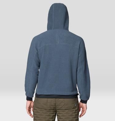 Men's Summit Grid Big Grid Hoody, Color: Moon Blue, image 7