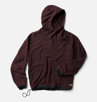 Men's Summit Grid Big Grid Hoody, Color: Deep Mulberry, image 8
