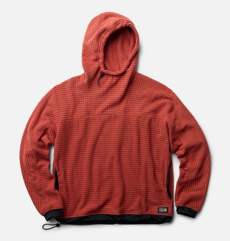 Men's Summit Grid Big Grid Hoody, Color: Mars Red, image 2