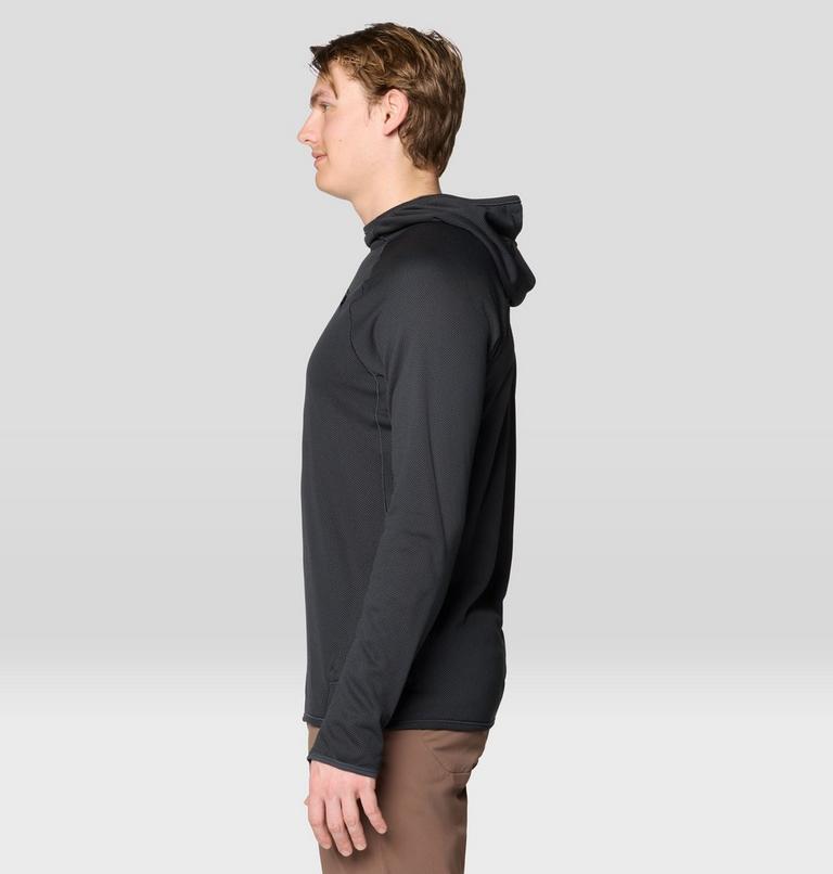 Men's AirMesh Long Sleeve Hoody, Color: Dark Storm, image 3