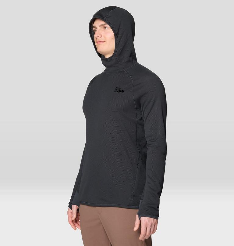 Men's AirMesh Long Sleeve Hoody, Color: Dark Storm, image 4