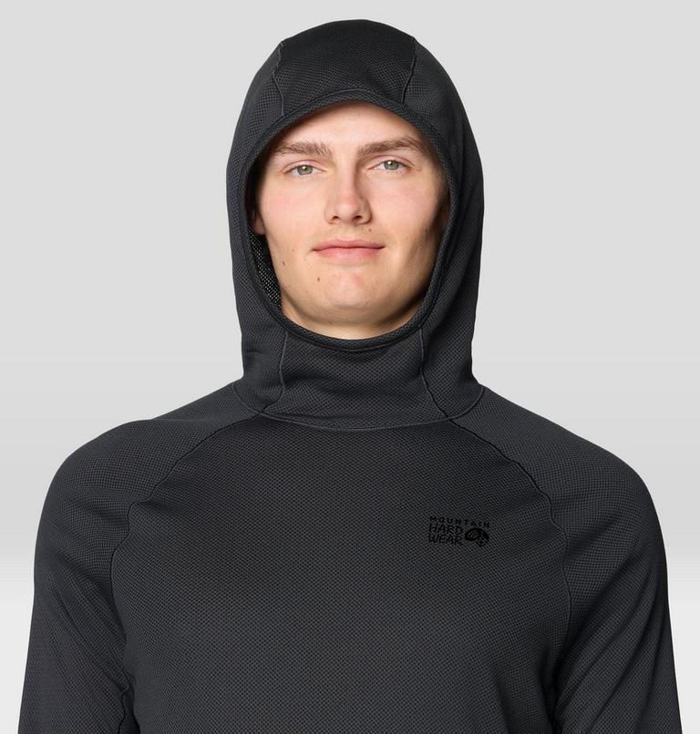 Men's AirMesh Long Sleeve Hoody, Color: Dark Storm, image 5