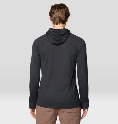Men's AirMesh Long Sleeve Hoody, Color: Dark Storm, image 4