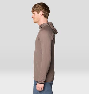 Men's AirMesh Long Sleeve Hoody, Color: Wild Taupe, image 3
