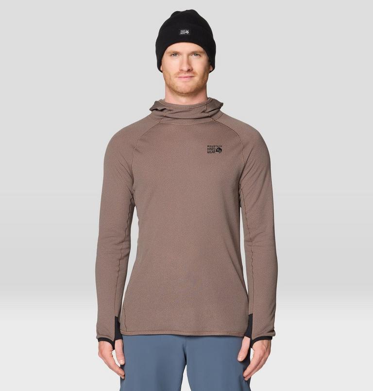 Airmesh Long Sleeve Hoody | 244 | XXL, Color: Wild Taupe, image 4