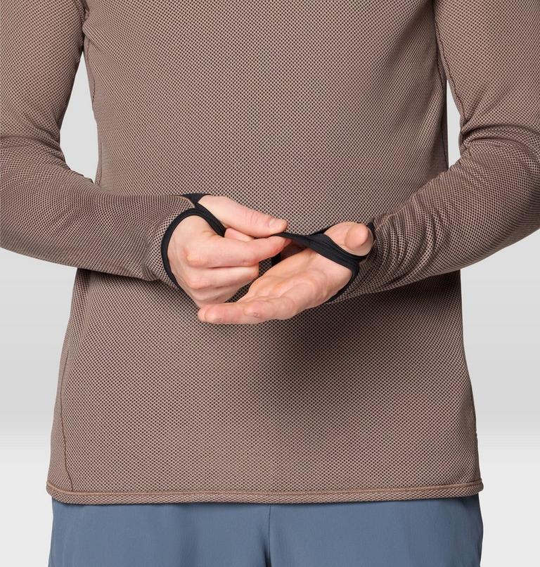 Airmesh Long Sleeve Hoody | 244 | XXL, Color: Wild Taupe, image 7