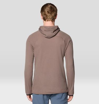 Men's AirMesh Long Sleeve Hoody, Color: Wild Taupe, image 2